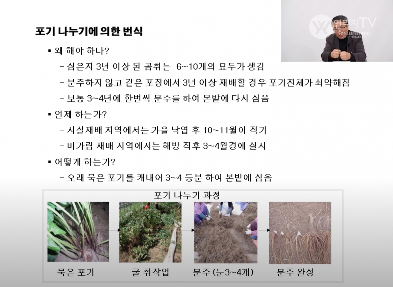 농업인 실용교육 태백농업기술센터 - 연리지TV