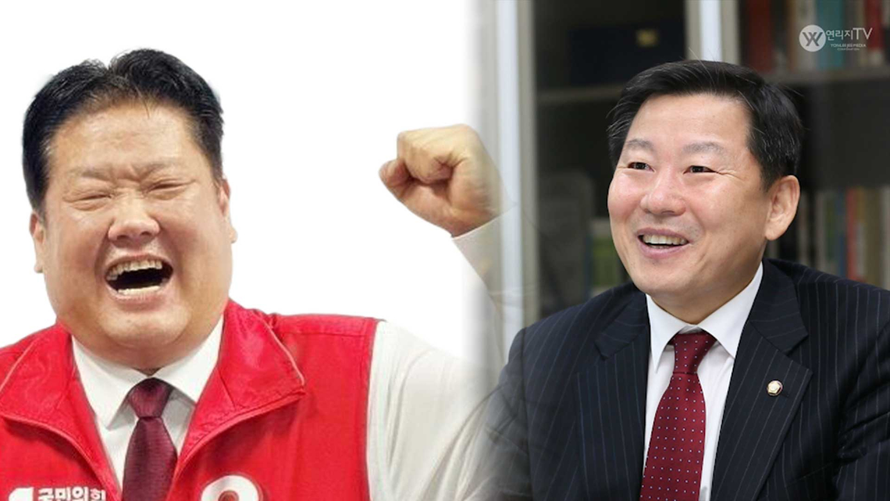 이상호 태백시장 좌측, 이철규 국회의원 우측 [연리지TV]